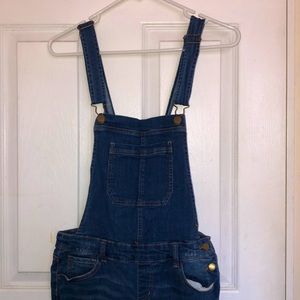Skinny Denim Overalls